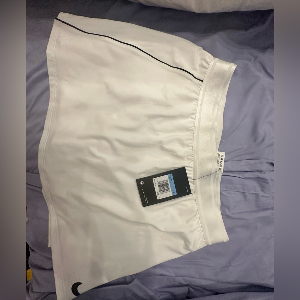 White Nike white skirt